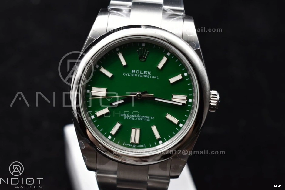 Steel Perpetual 1:1 Edition 41mm 904L Best Oyster DIWF A3230 Dial 124300 Green 0305